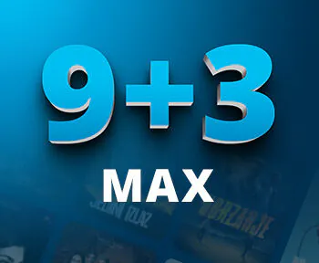 Max 9+3